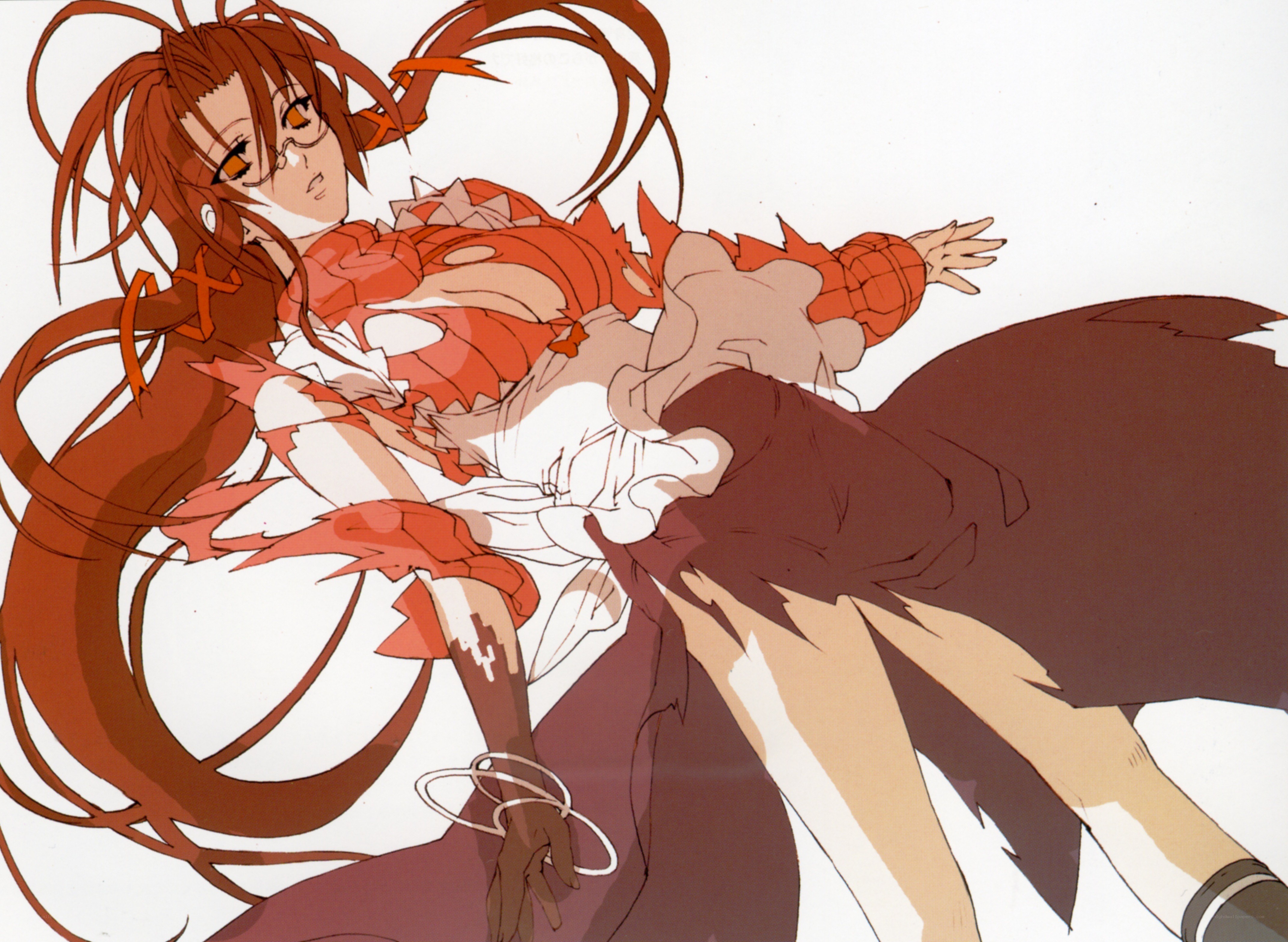 anime character in battle