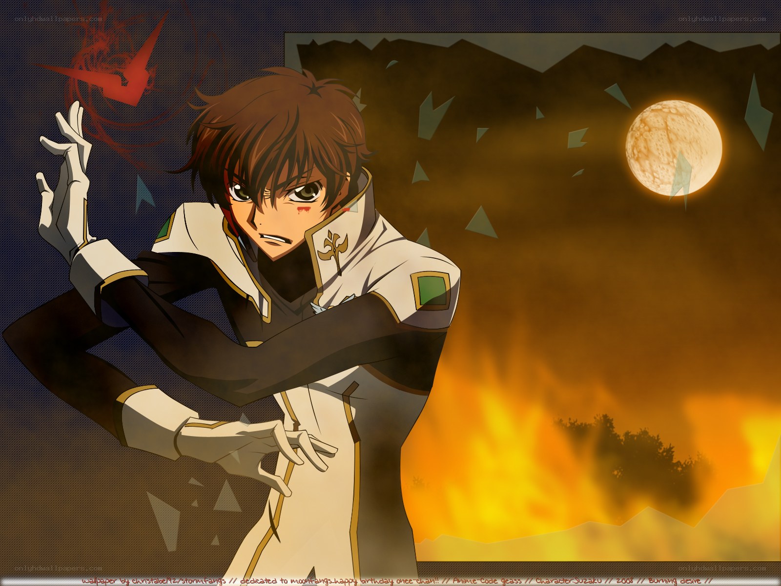 anime character in battle