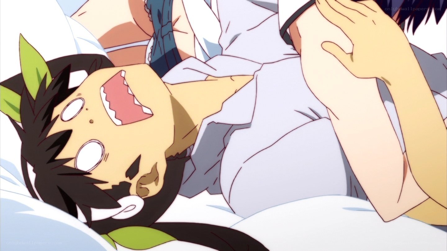 anime character in bed