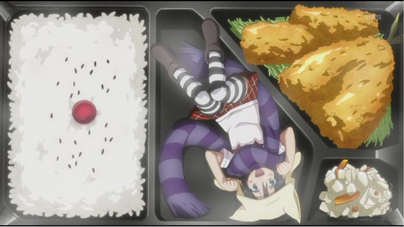 anime character in bento box