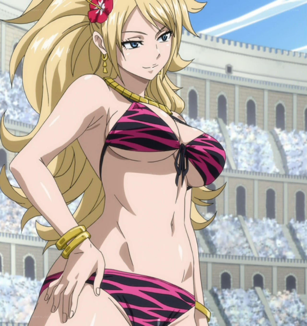 anime character in bikini