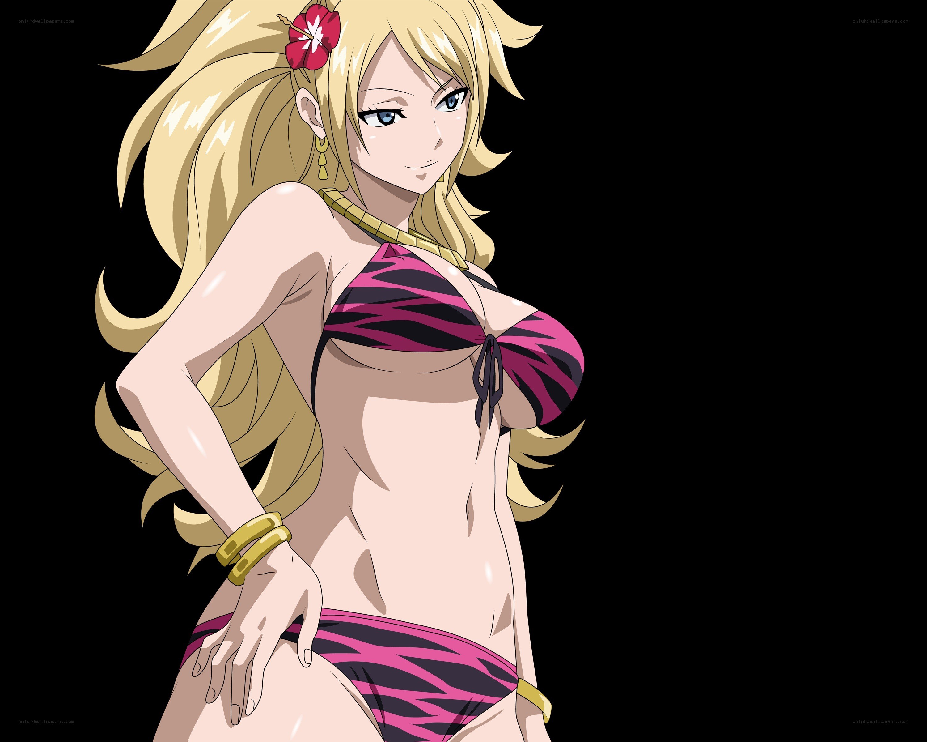 anime character in bikini
