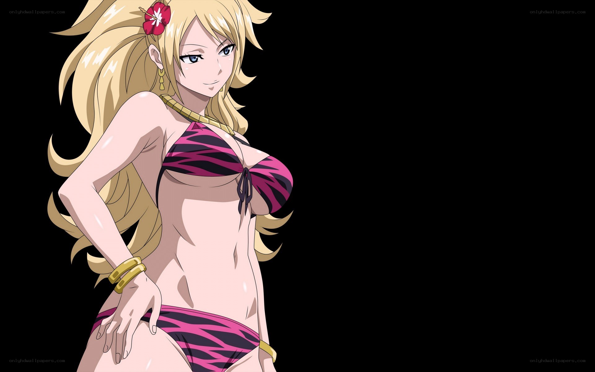 anime character in bikini