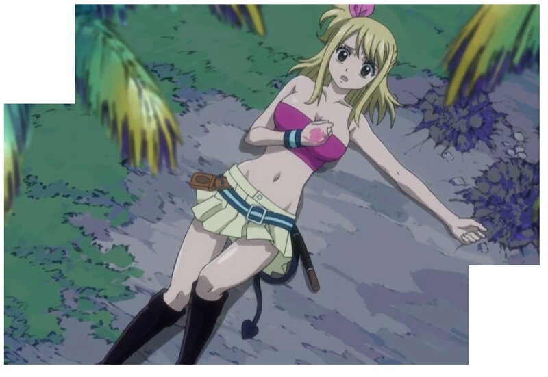anime character in bikini