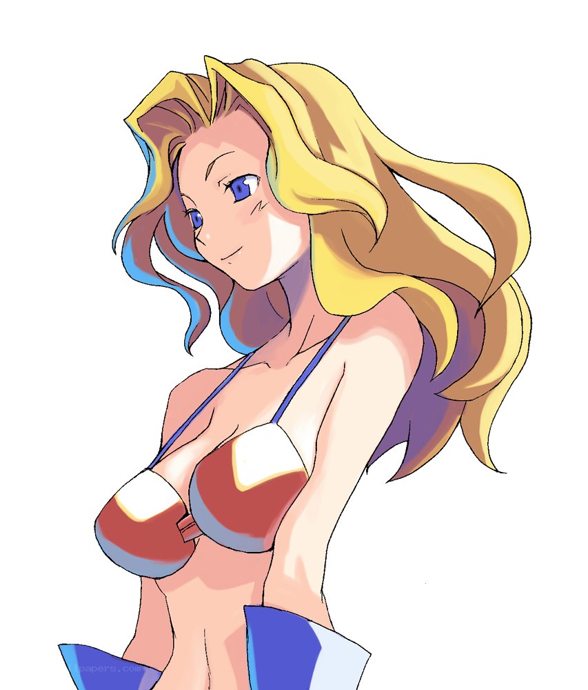 anime character in bikini