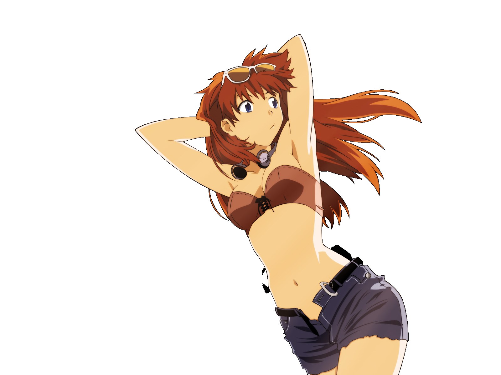 anime character in bikini