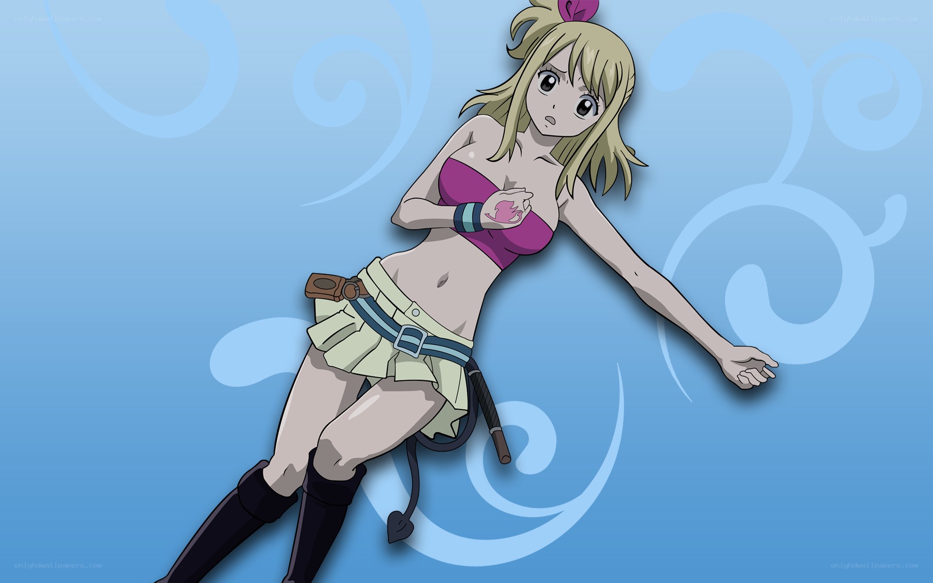 anime character in bikini