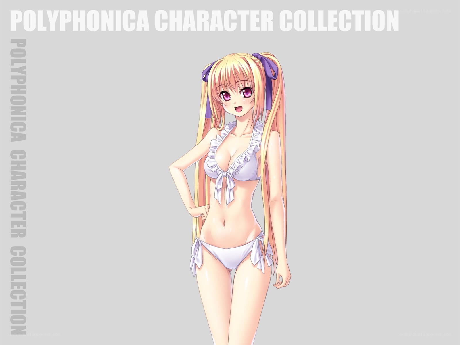 Anime character in bikini