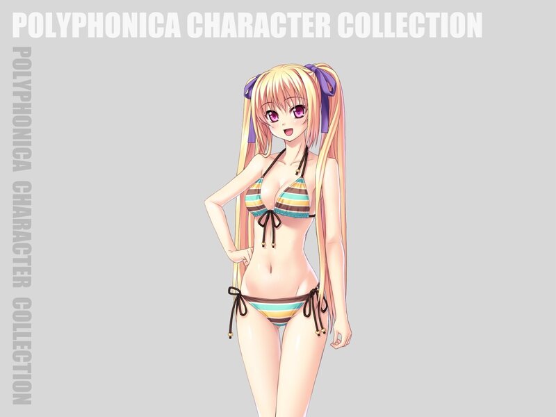 Anime character in bikini