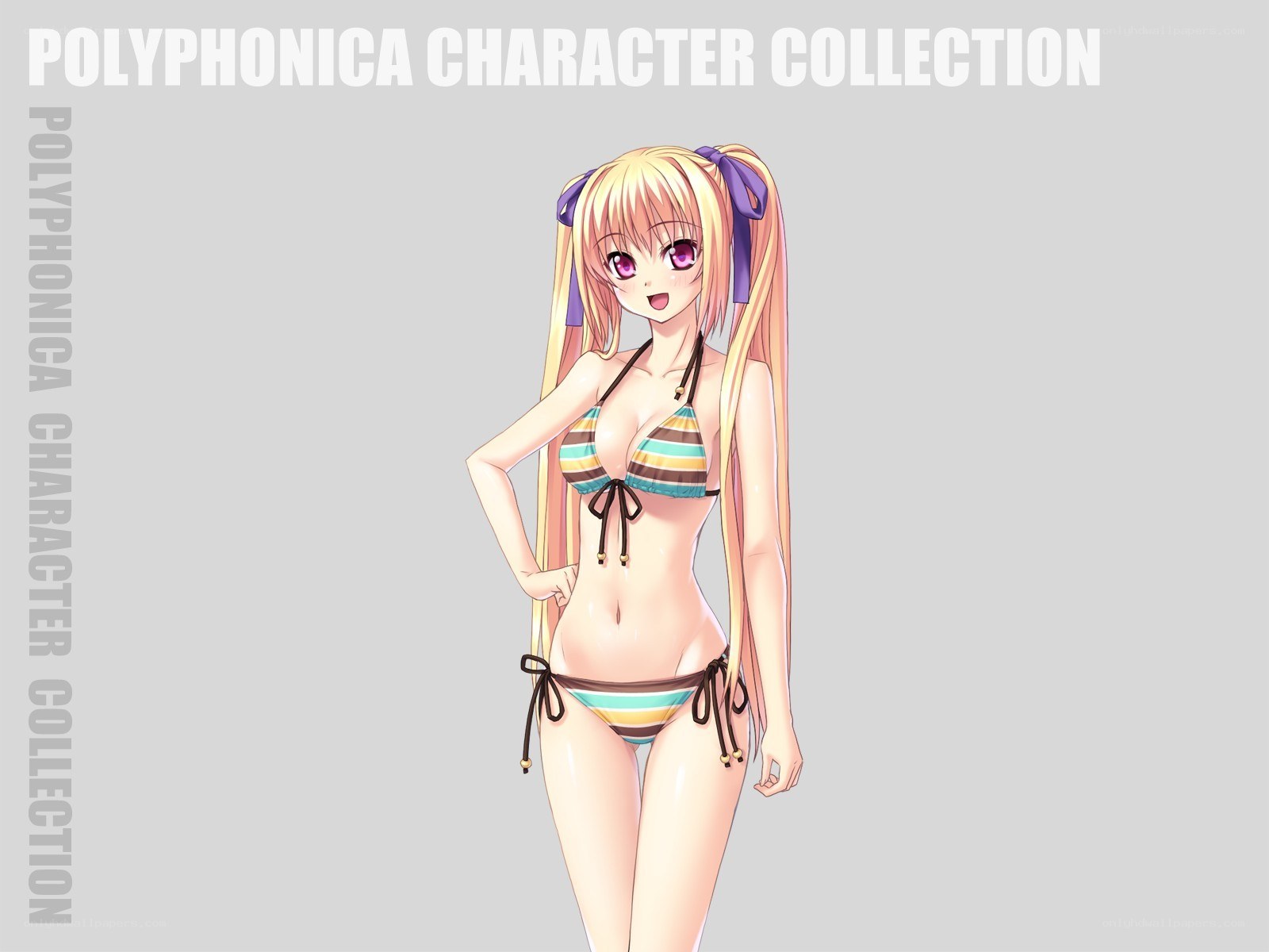 Anime character in bikini
