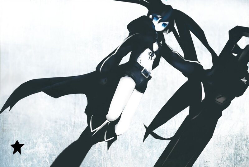 anime character in black cloak