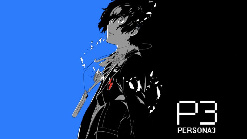 Anime Character in Black Coat — Blue, Dramatic, Manga