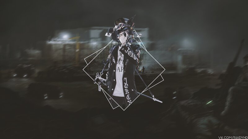 Anime Character in Black Coat — Dark, Dramatic