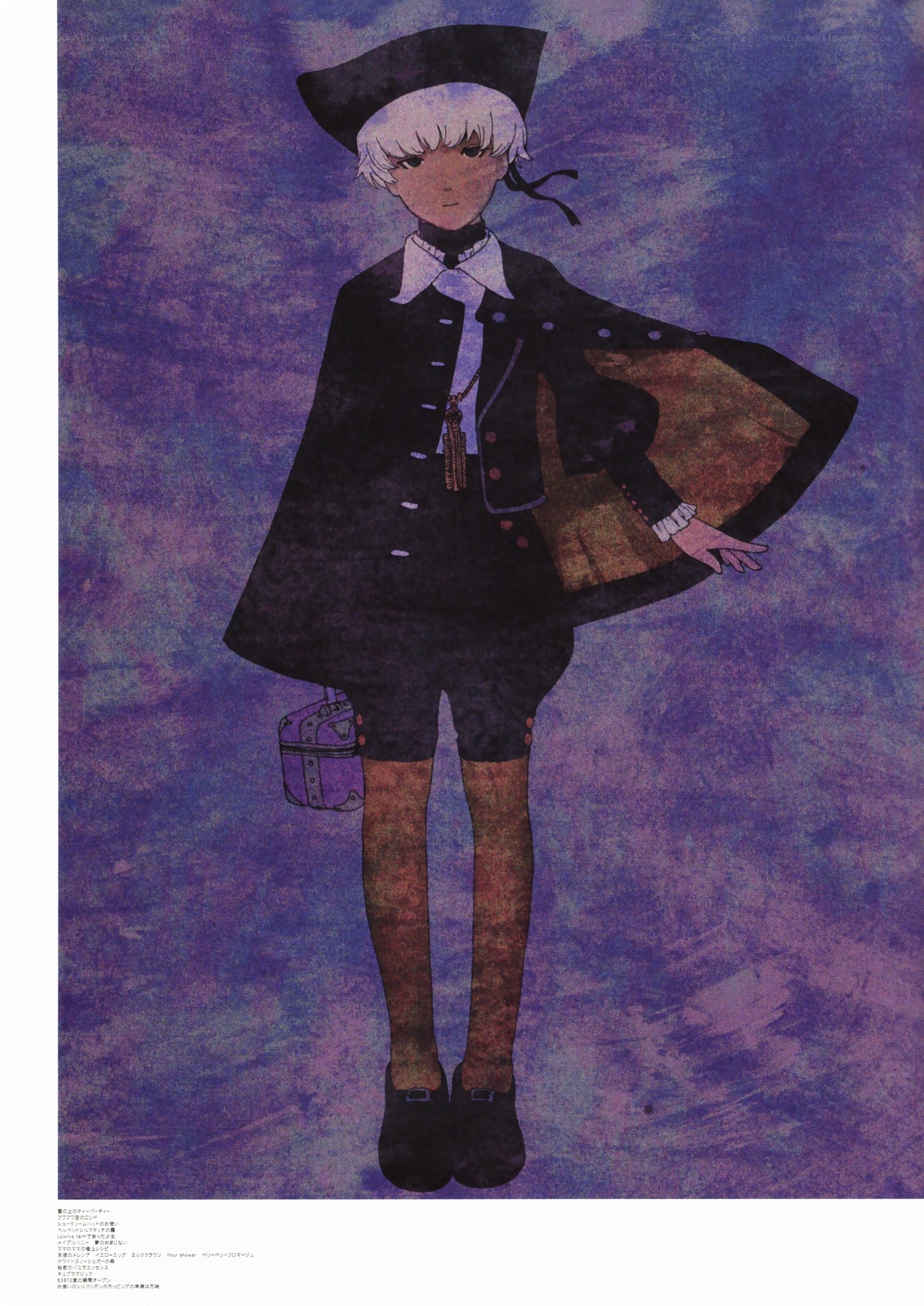 anime character in black coat