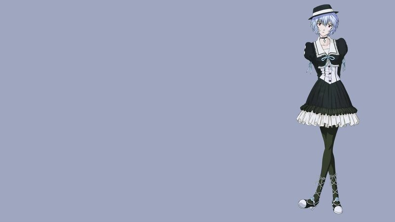 anime character in black dress