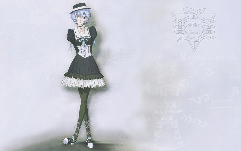 anime character in black dress