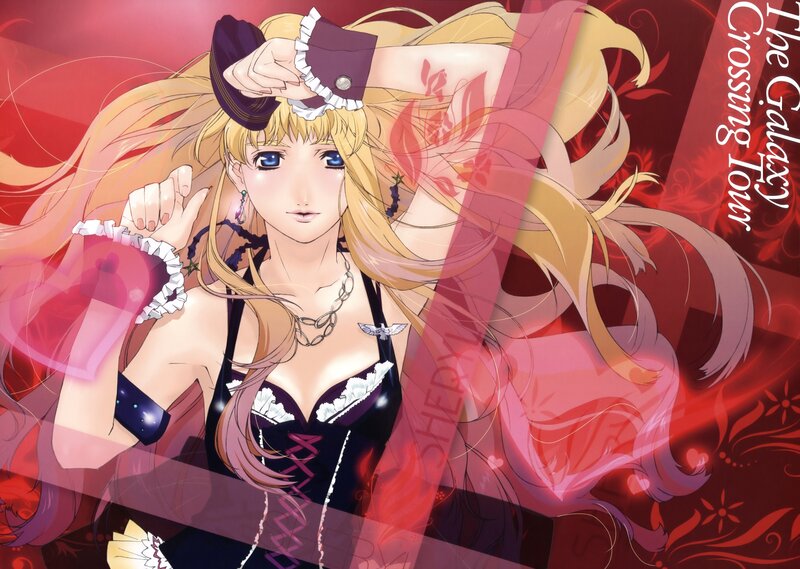 anime character in black dress