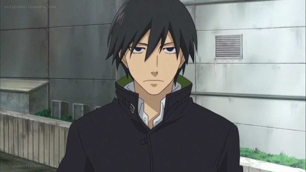 anime character in black jacket