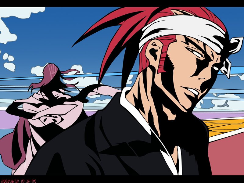 Anime Character in Black Robe — Dramatic, Afternoon