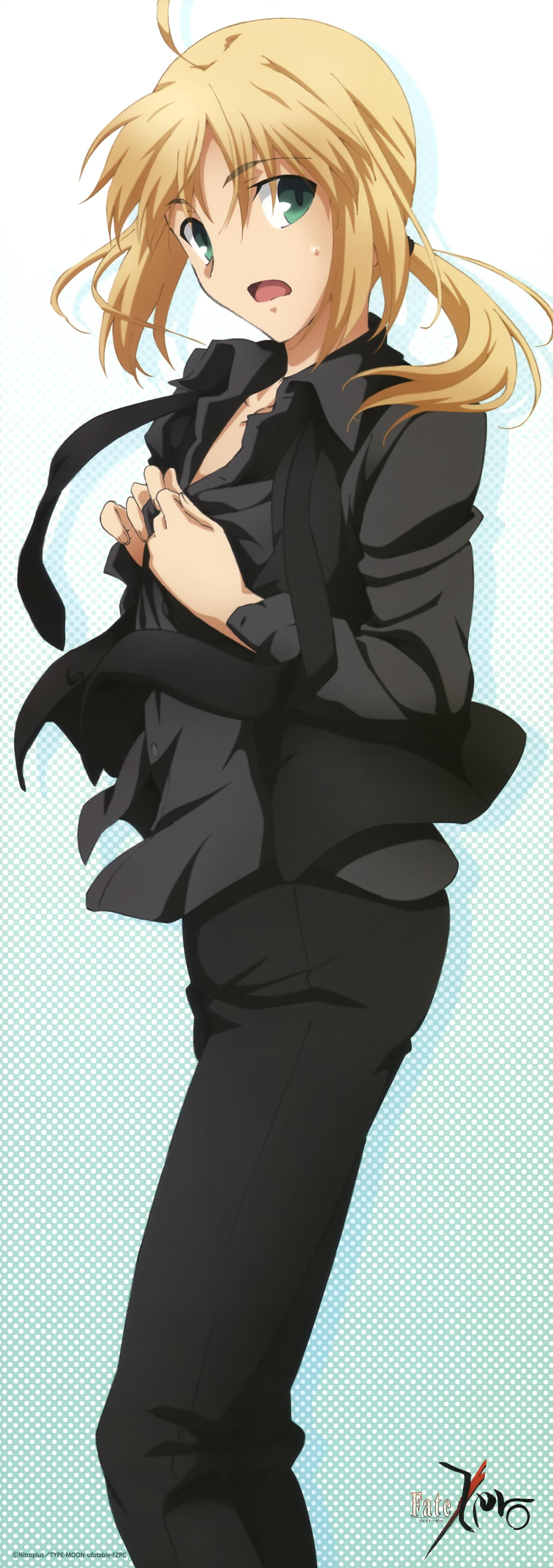 anime character in black suit
