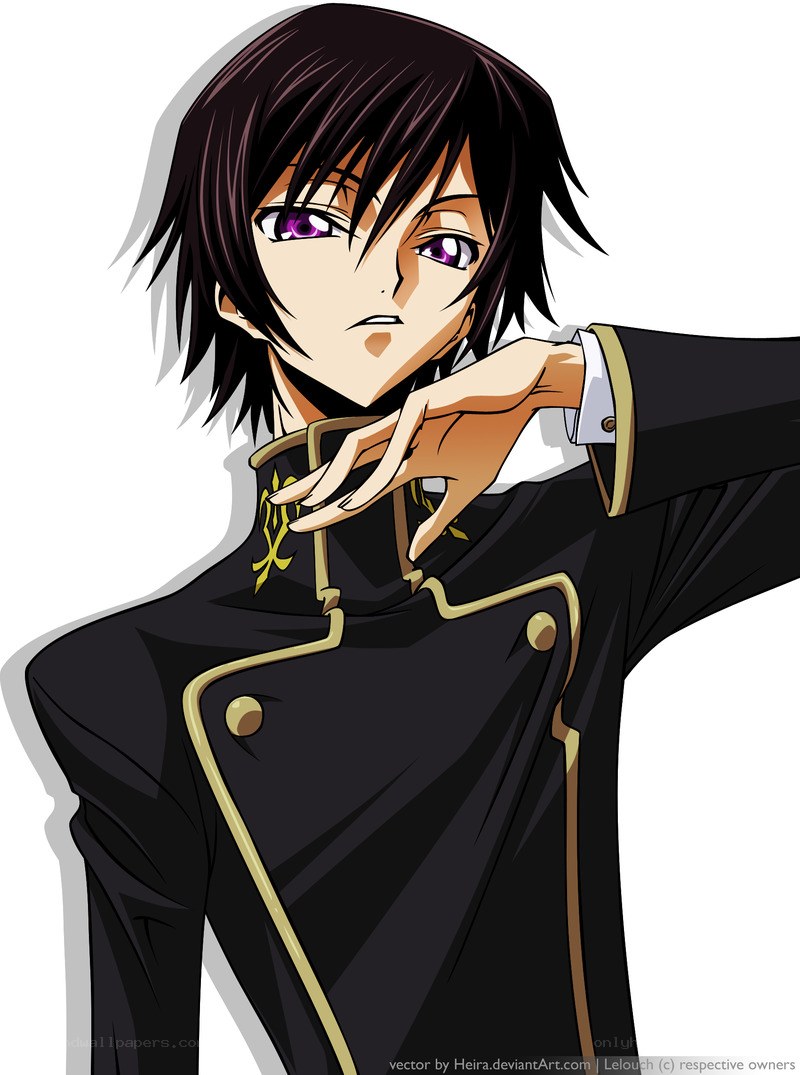 anime character in black uniform