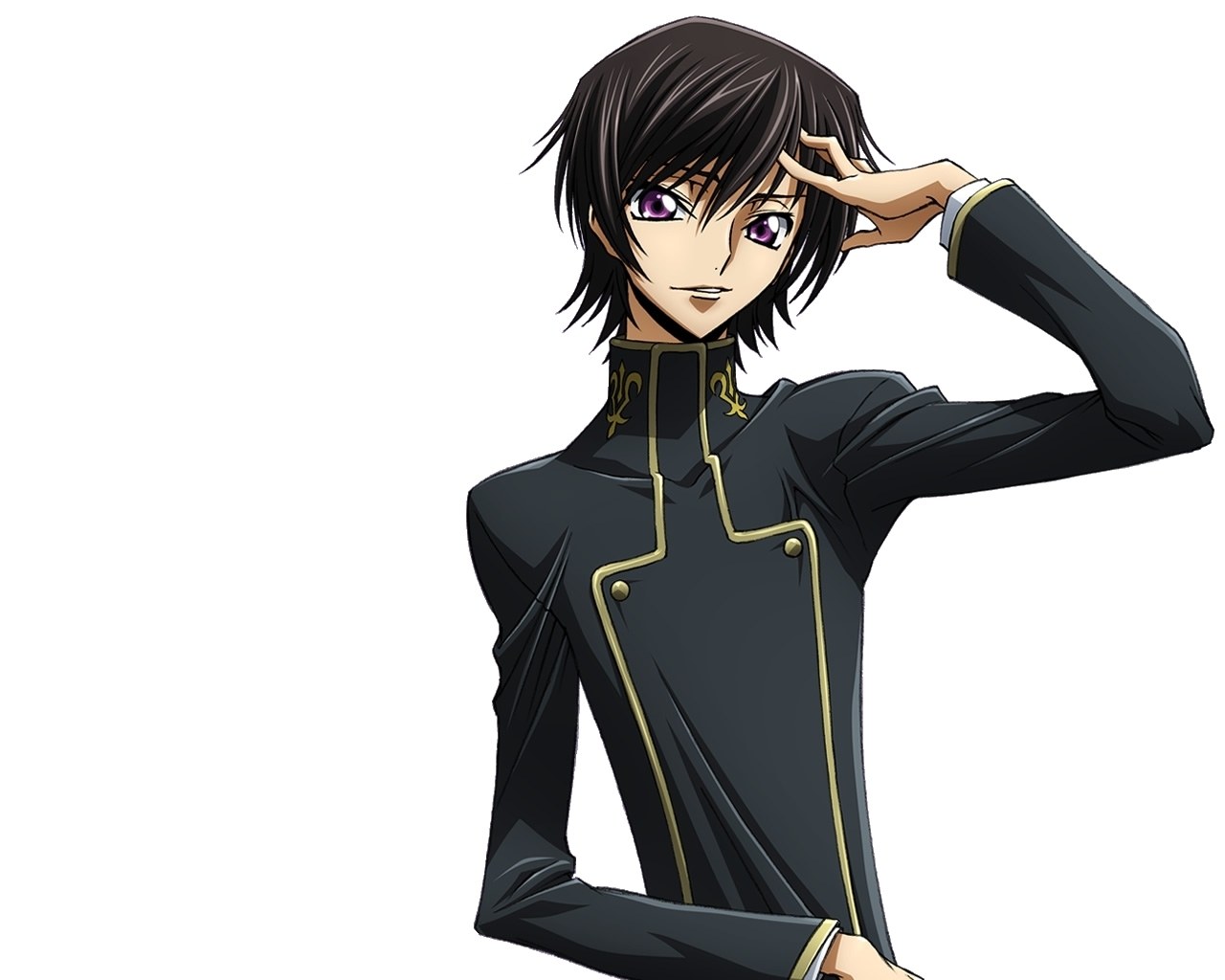 anime character in black uniform