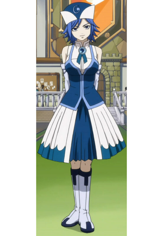 anime character in blue dress