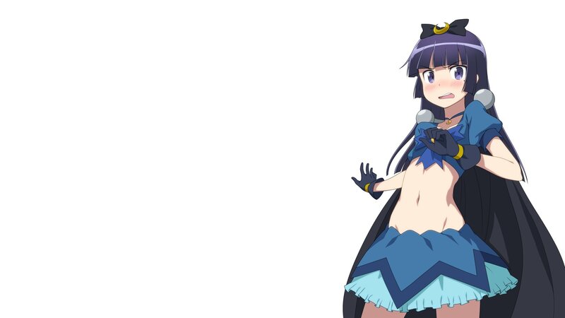 anime character in blue outfit