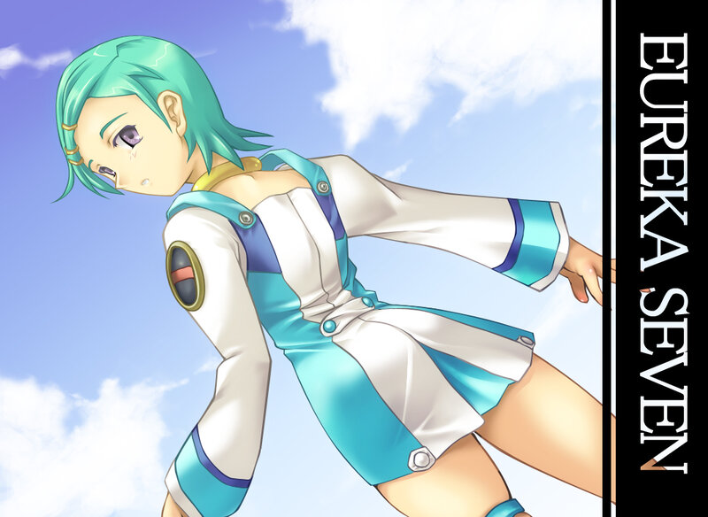 Anime Character in Blue Outfit — Calm