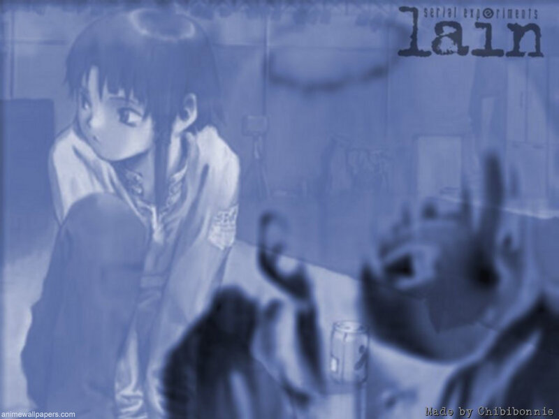 Anime character in blue-toned scene