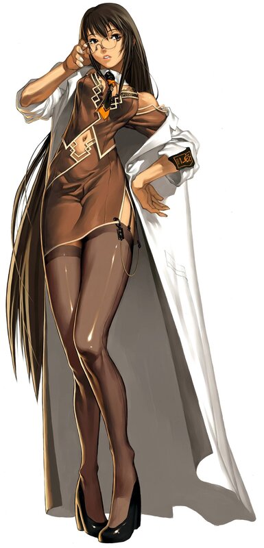 anime character in brown dress