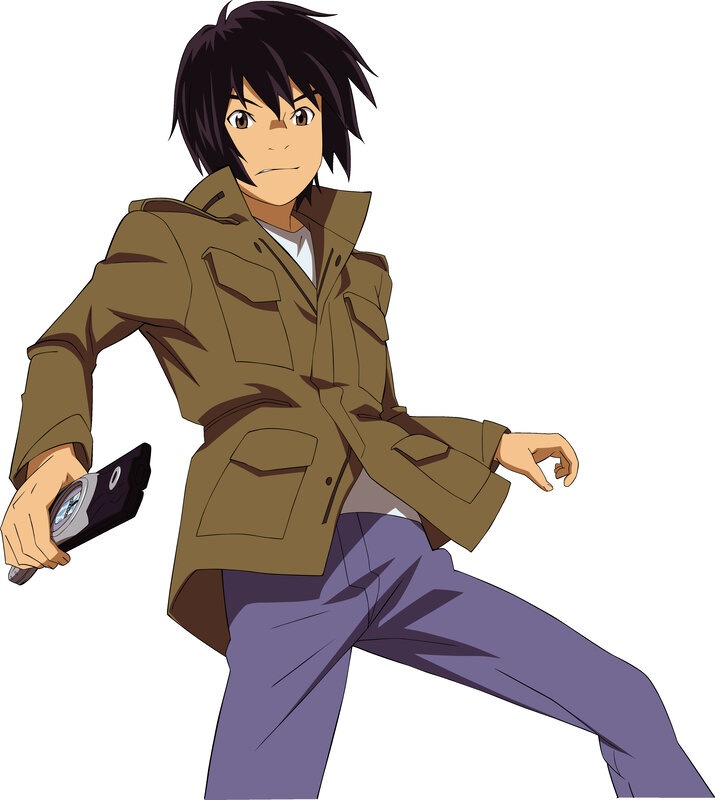 anime character in brown jacket