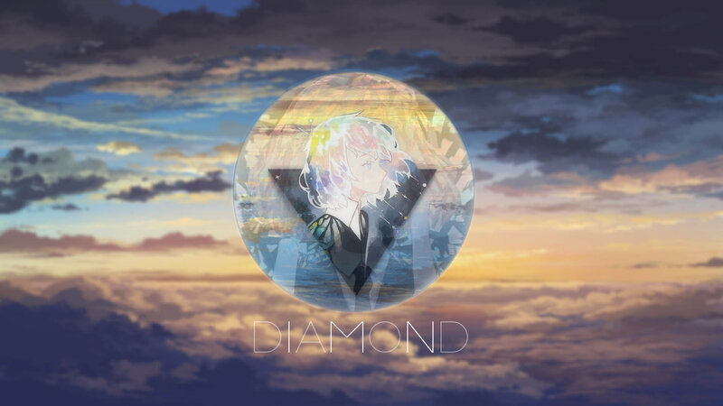 Anime Character in Bubble — Blue