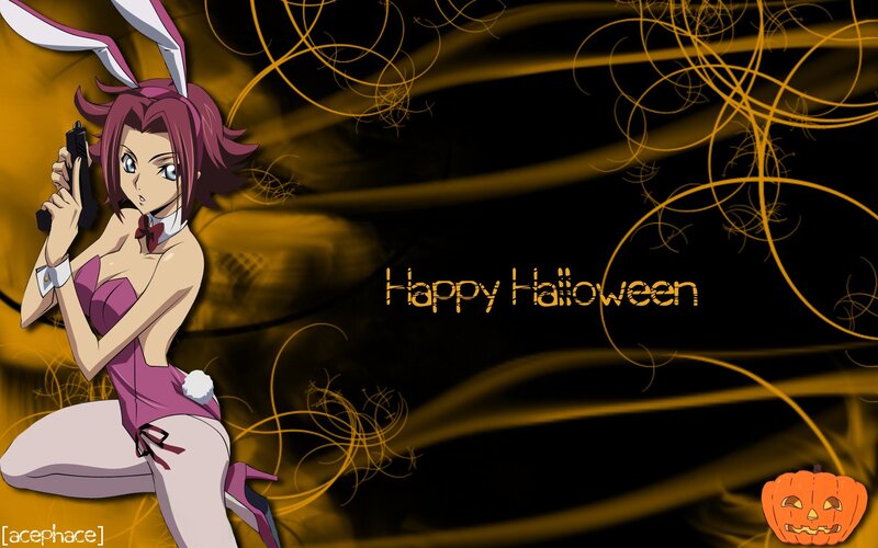 Anime character in bunny costume