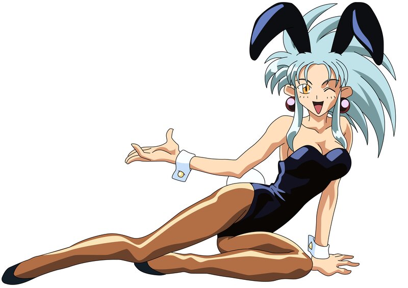 anime character in bunny outfit