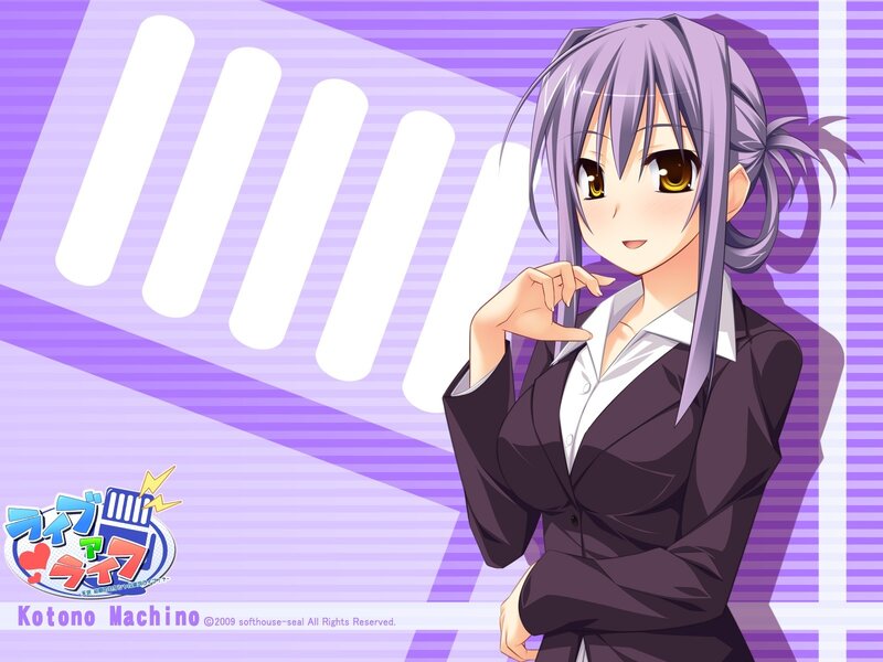 Anime character in business suit