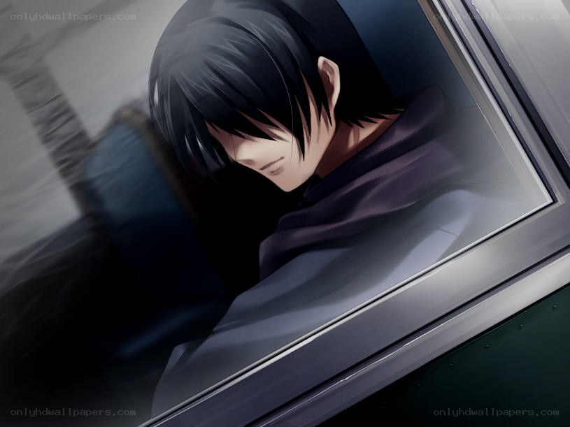 anime character in car