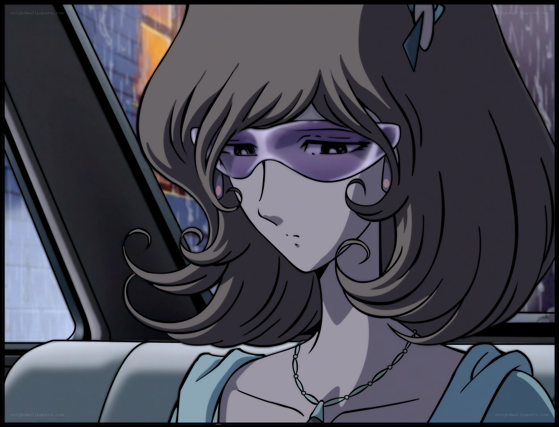 anime character in car