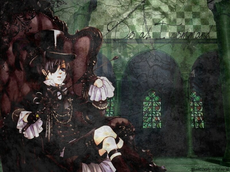 Anime Character in Chair — Green
