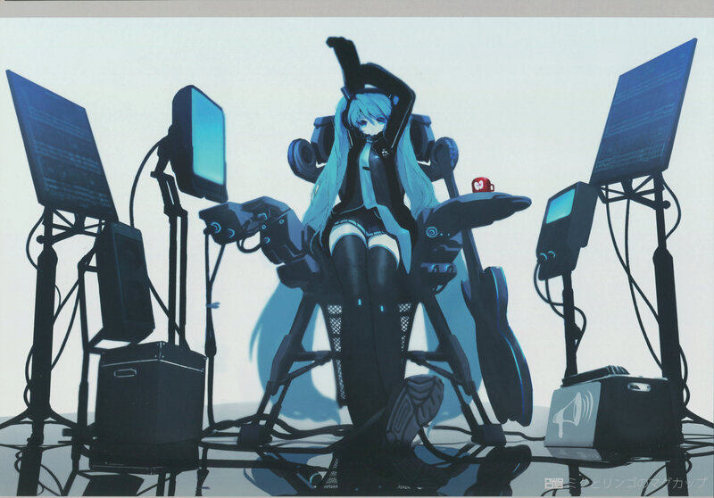 Anime Character in Chair
