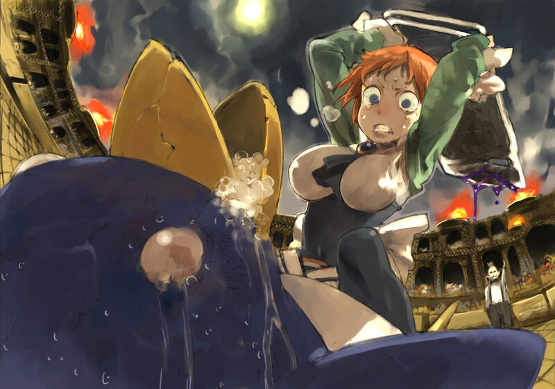 Anime character in chaos