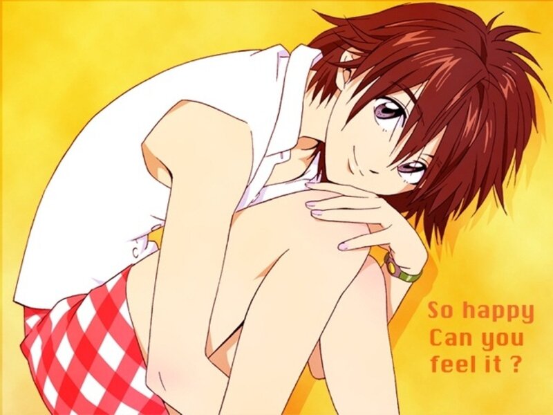 anime character in checkered shorts