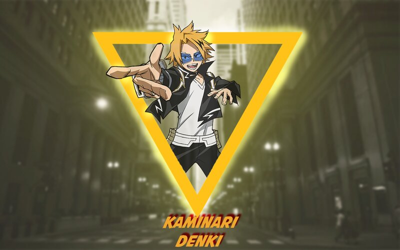 Anime Character in City — Yellow, Energetic