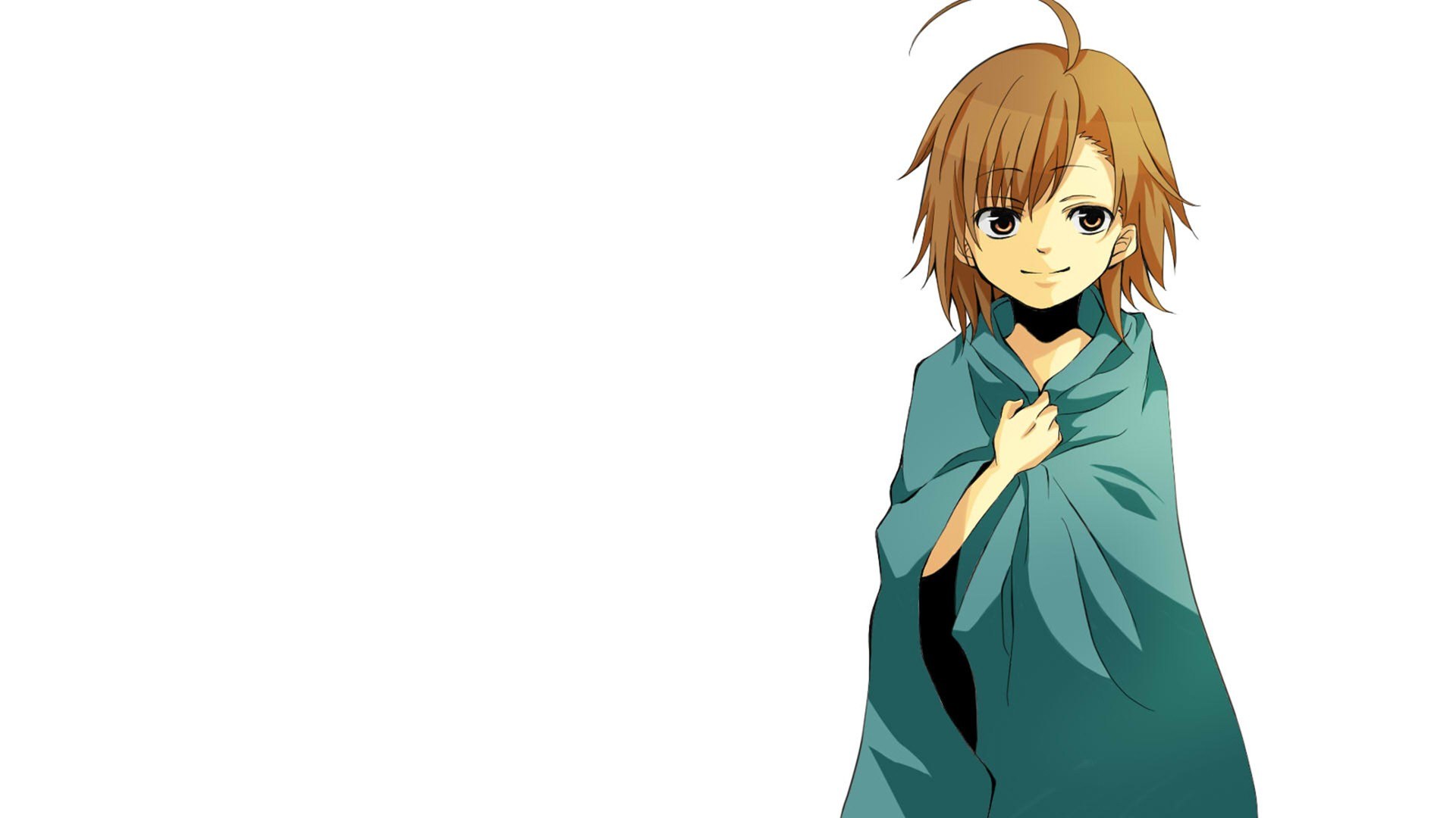 anime character in cloak