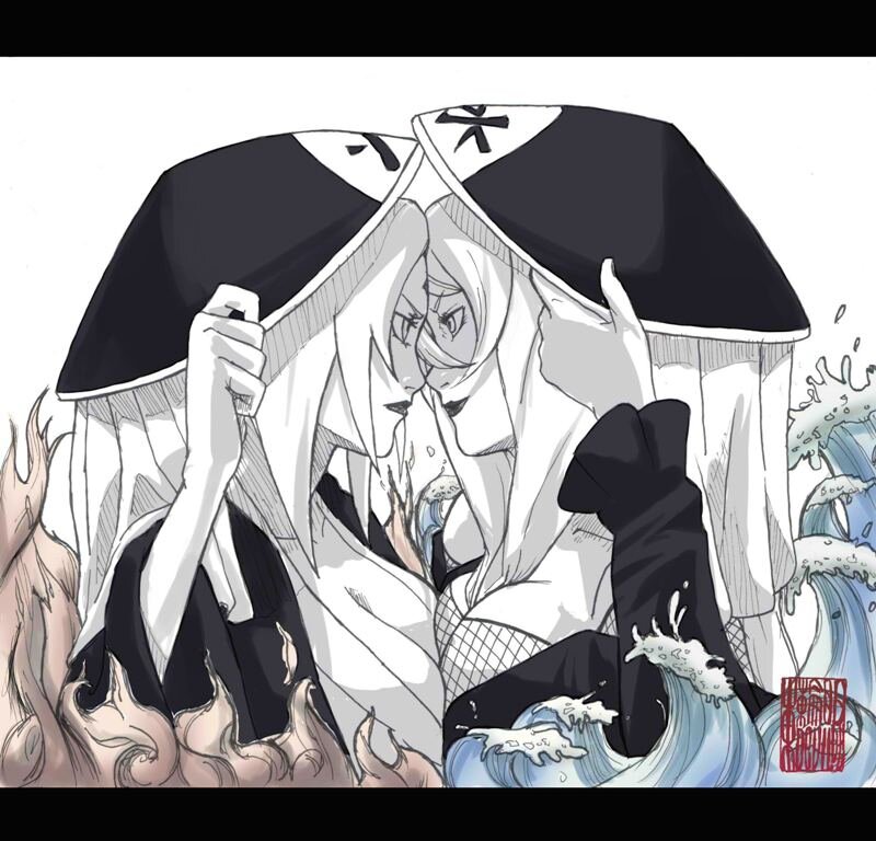 Anime Character in Cloak — Black, Dramatic, Manga, Fire