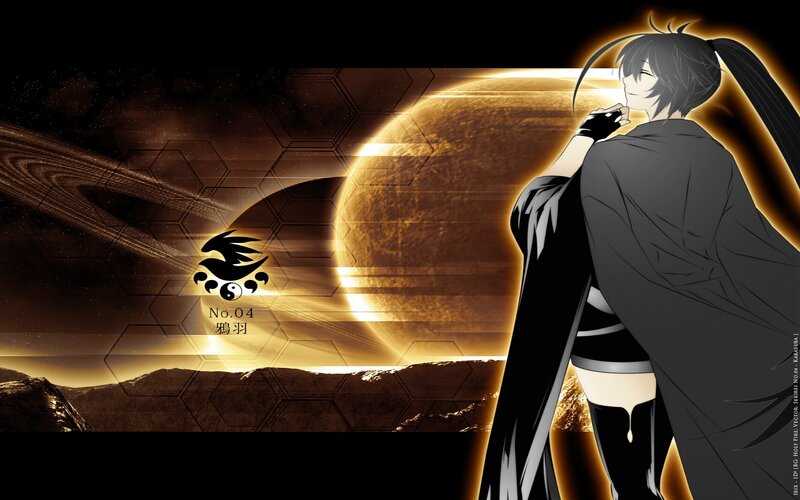 Anime Character in Cloak — Black, Dramatic, Night