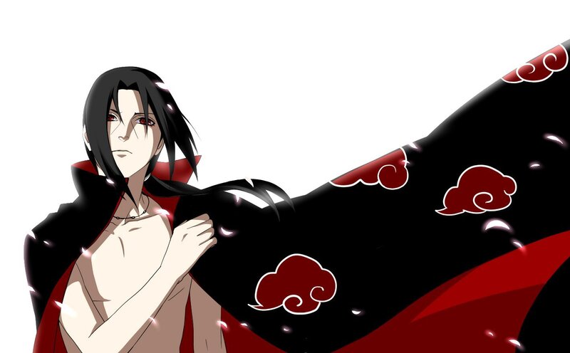 Anime Character in Cloak — Black, Dramatic