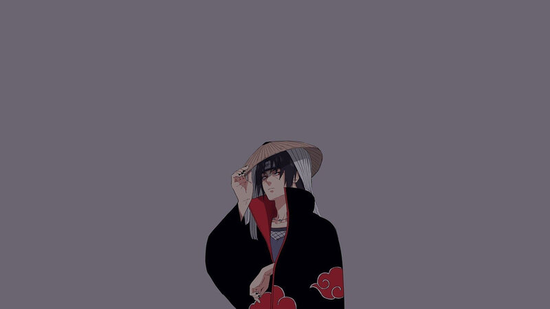 Anime Character in Cloak — Black, Serious, Hat