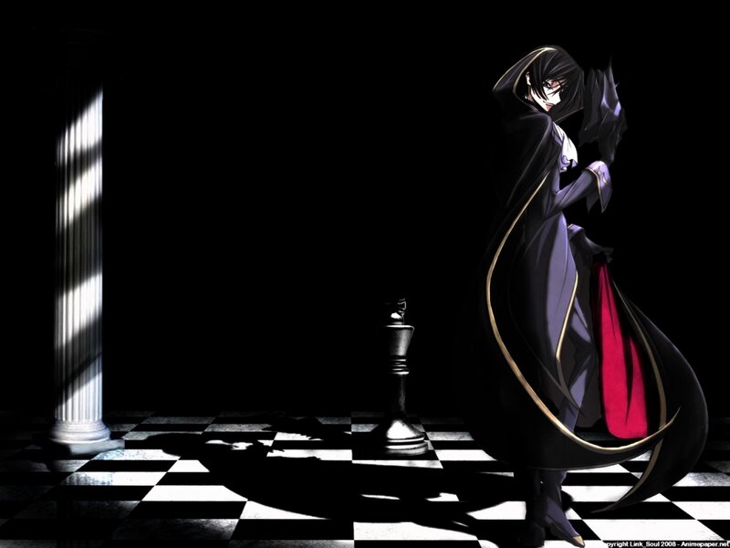 Anime Character in Cloak — Black