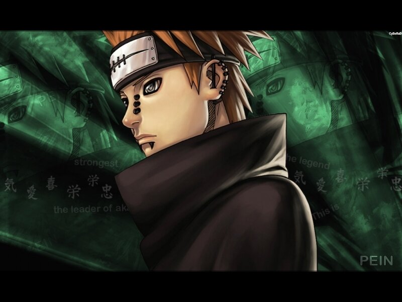 Anime Character in Cloak — Green, Dramatic, Headband